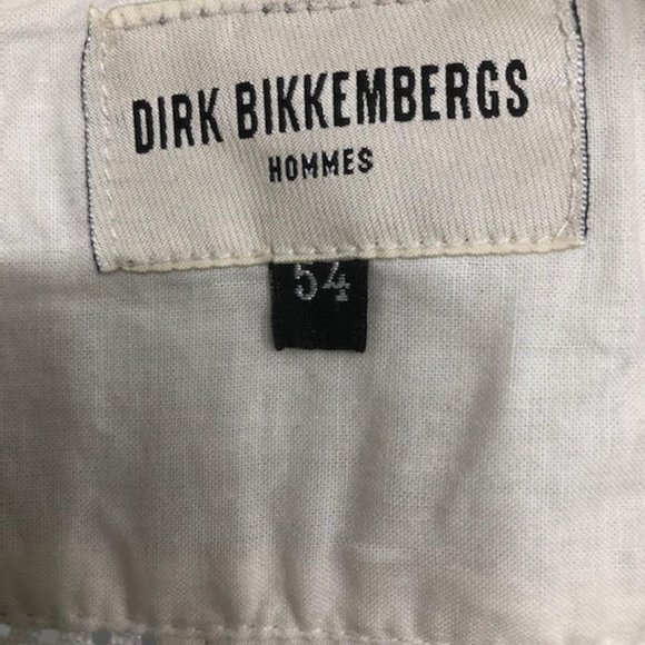 RARE VINTAGE DIRK BIKKEMBERGS WHITE LEATHER VEST SIZE 54 MADE IN ITALY - Picture 3 of 8